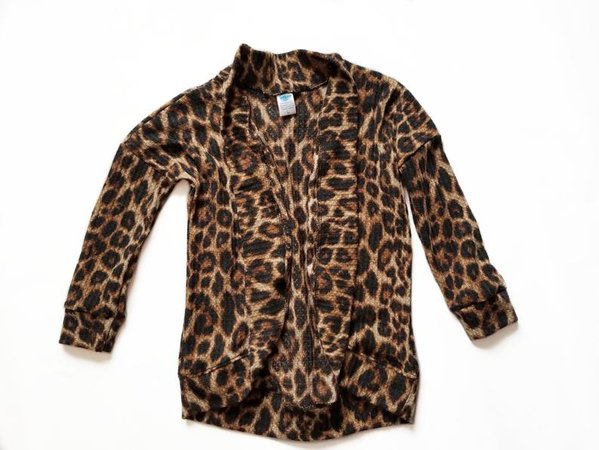 Leopard Cardigan Leopard Print Sweater Cozy Cardigan | Etsy