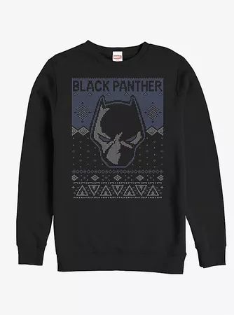 Marvel Black Panther Ugly Christmas Sweater Sweatshirt