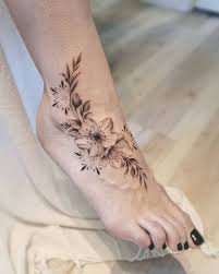 foot tattoos for women - Google Search