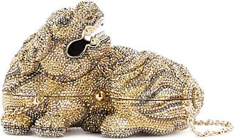 Judith Leiber Couture Gold-toned crystal Majesty Foo Dog bag