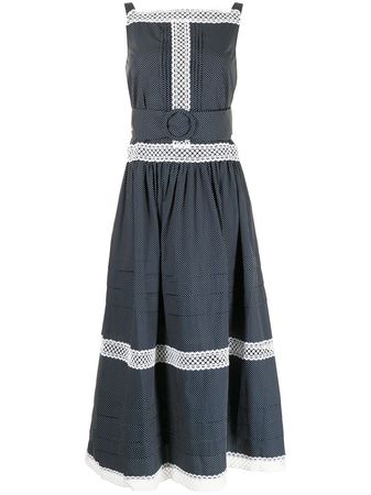 Erdem lace-appliqué Full Skirt Dress - Farfetch
