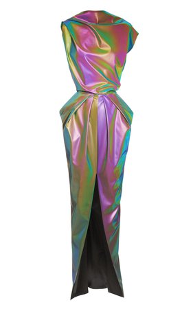 Painterly Draped Metallic Gown by Maticevski | Moda Operandi