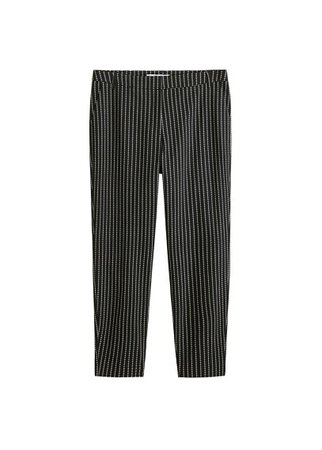 Violeta BY MANGO Cotton suit trousers