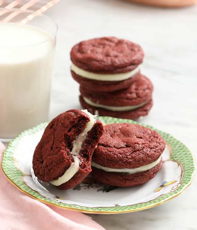 Red Velvet Cookies - Preppy Kitchen