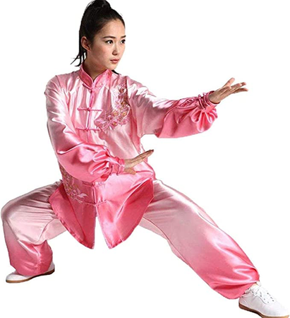 pink women wushu outfit