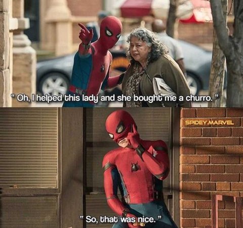 Spider-Man churro quote