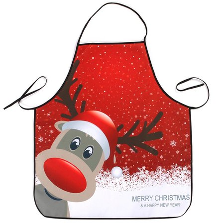 DressLily.com: Photo Gallery - Christmas Deer Printed Waterproof Cooking Apron