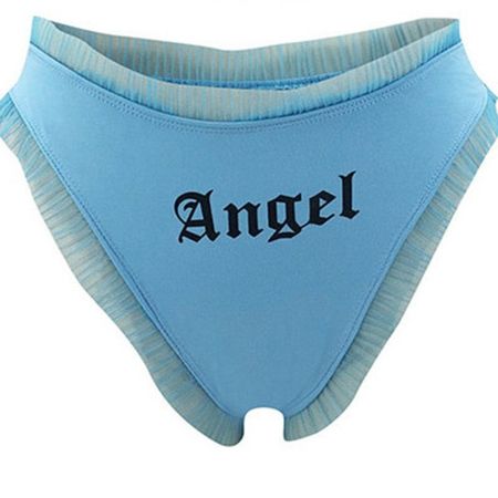 Femme Sexy Letter Sling Mesh Lace Underwear Set Angel | Etsy