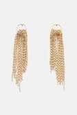 Gold Waterfall Drop Earrings | Karen Millen