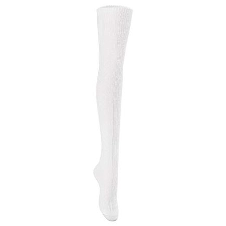 Amazon.com: Lian LifeStyle Women's 1 Pair Fashion Thigh High Cotton Socks Over Knee High Leg Warmers LLS1025 Size 6-9(Cream): Gateway