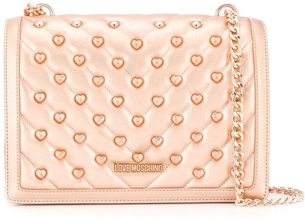 logo quilted cross-body bag