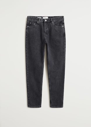 Relaxed fit jeans - Women | Mango USA grey