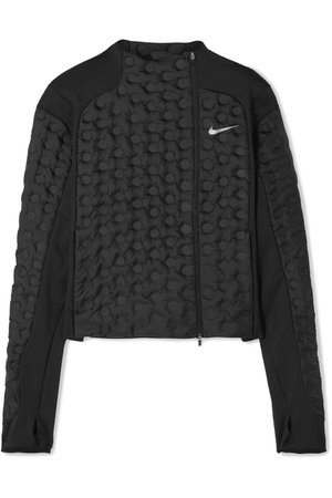 Nike | AeroLoft paneled stretch-jersey and padded shell down jacket | NET-A-PORTER.COM