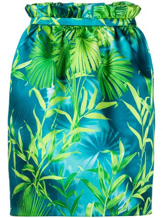 Versace Jungle Print Skirt A86298A234696 Green | Farfetch