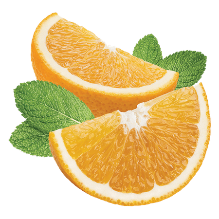 Orange and mint png