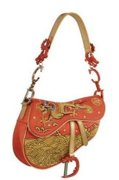 Dior China Embroidered Saddle Bag