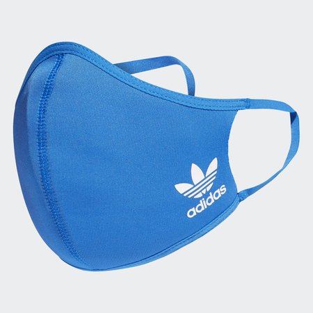 adidas Face Covers M/L 3-Pack - Blue | adidas US