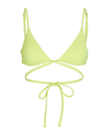 Jonathan Simkhai's Harlen Triangle Bikini Top | INTERMIX®