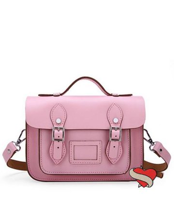 British Messenger Bag Pink