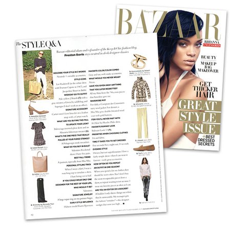 I ♥ Harper's Bazaar — Keep it Chic