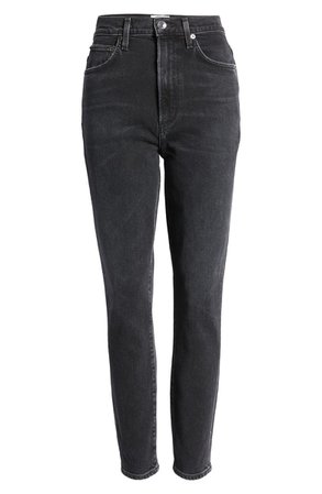 AGOLDE Pinch Waist Super High Waist Organic Cotton Skinny Jeans | Nordstrom