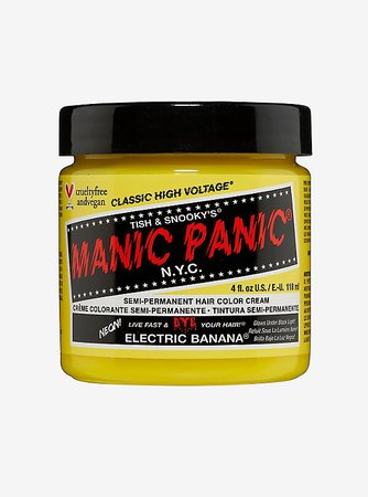 Manic Panic Electric Banana Classic High Voltage Semi-Permanent Hair Dye