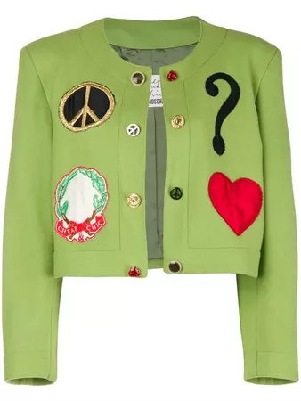 Moschino Vintage Spencer Cropped Jacket - Farfetch