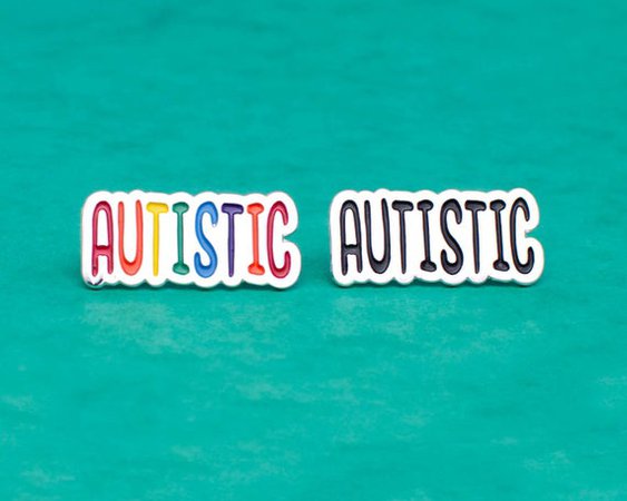 Autistic Enamel Pin | Etsy
