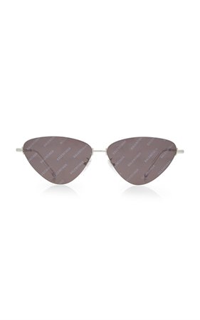 Balenciaga Sunglasses Cat-Eye Metal Sunglasses