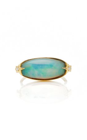 One-Of-A-Kind Galaxy Opal Ring by Andrea Fohrman | Moda Operandi