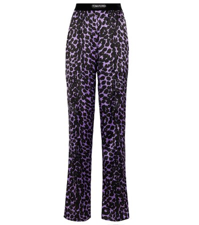 Tom Ford Leopard-print pants