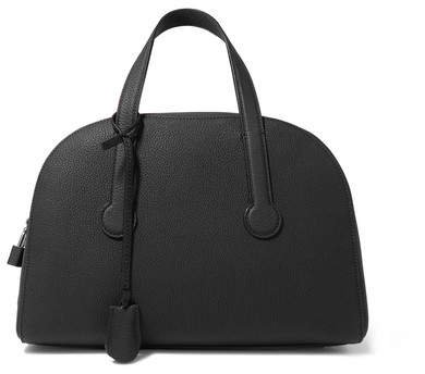Sporty Bowler 12 Textured-leather Tote - Black