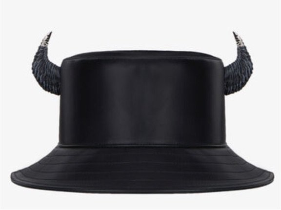 Givenchy bucket hat with horns