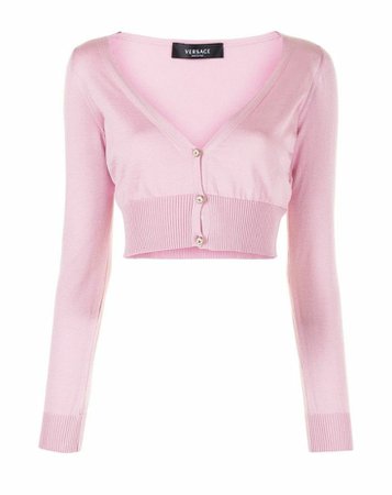 @lollialand - versace pink cropped jumper