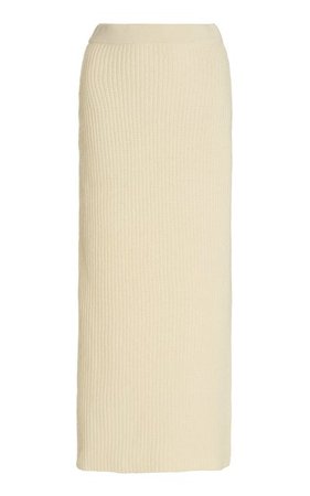 Ribbed Wool-Cashmere Midi Skirt By Brock Collection | Moda Operandi