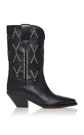 Dahope Leather Western Boots By Isabel Marant | Moda Operandi