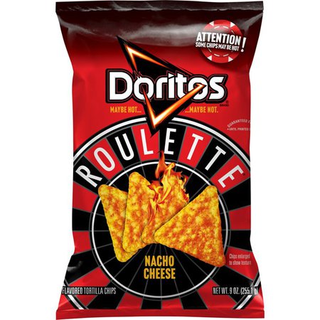 Doritos Roulette Nacho Cheese Tortilla Chips, 9 oz Bag - Walmart.com