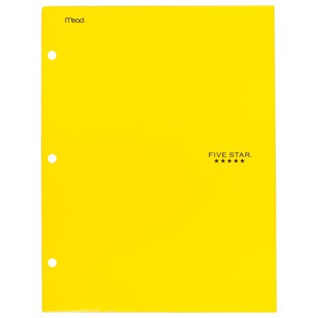 Mead Five Star yellow folder