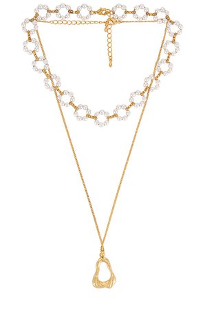 MEADOWE Eleanor Necklace Set in Gold | REVOLVE