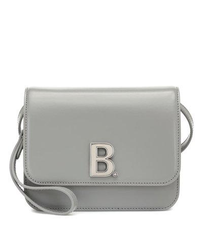Balenciaga - B. Small leather shoulder bag | Mytheresa