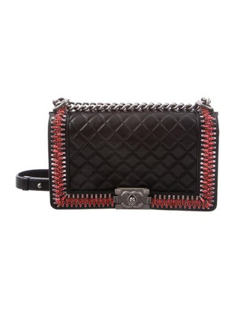 Chanel Embellished Medium Boy Bag - Handbags - CHA404407 | The RealReal