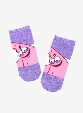 SpongeBob SquarePants Savage Patrick No-Show Socks