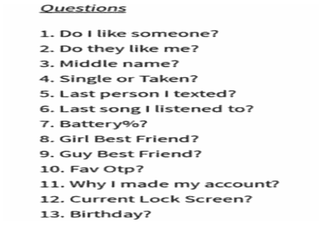 Ask me questions