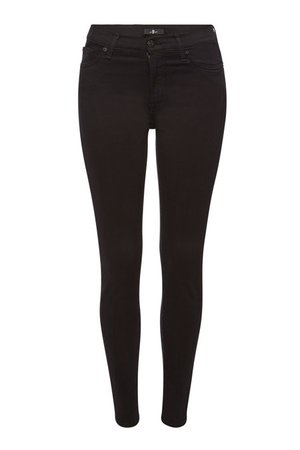 7 for all Mankind - Skinny Jeans - black