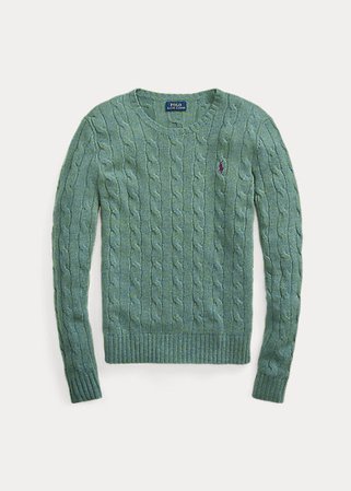 Cable Wool-Blend Sweater