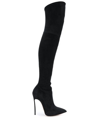 Casadei over-the-knee Blade Boots - Farfetch