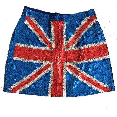 british sequin skirt