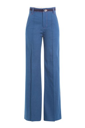 Wide Leg Jeans with Contrast Thread Gr. US 2