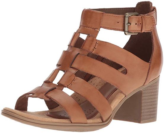 Amazon.com | Cobb Hill Women's Hattie Gladiator Heeled Sandal | Heeled Sandals