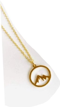 gold mountain necklace